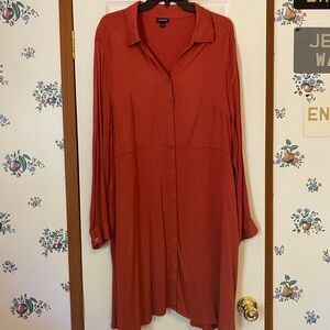Torrid Rust Midi Dress